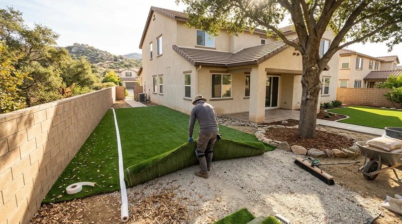Residential Artificial Grass Installation Temecula